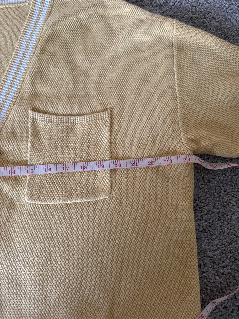 ALO Tennis Club Tennis Club Sweater Knit Cardigan, Butter Yellow, size L